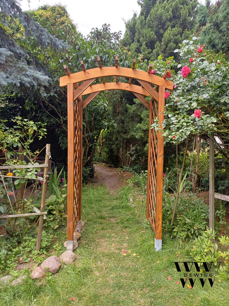 Pergola łukowa – widok ogólny
